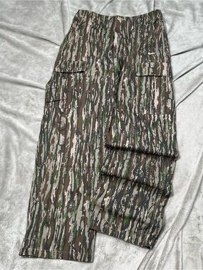 Nike SB Kearny Camo Cargo Pants Men 30x30 Green Realtree Baggy Skater DR9810 247